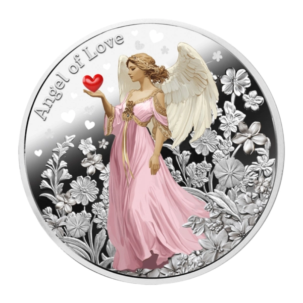 17.5 g Moneda de colectie „Angel of Love” 2026 – Niue