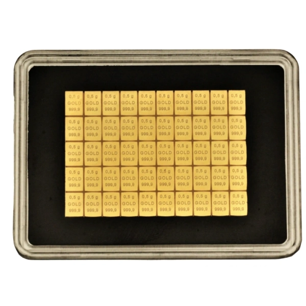 Lingou de aur CombiBar 50 x 0.5g Valcambi